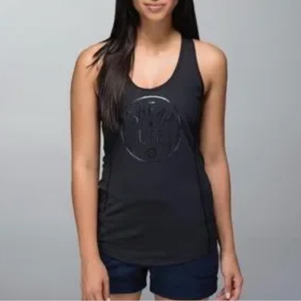Lululemon Athletica Black Tank Top. Sweat life